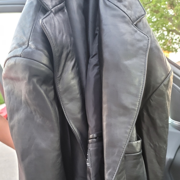 J. Ferrar - 100% Geniune Soft Leather Men's Coat $125 - Picture 3 of 5